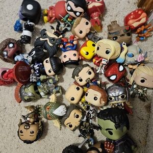 Funko Pop Large Lot Of Out Of Box Figures